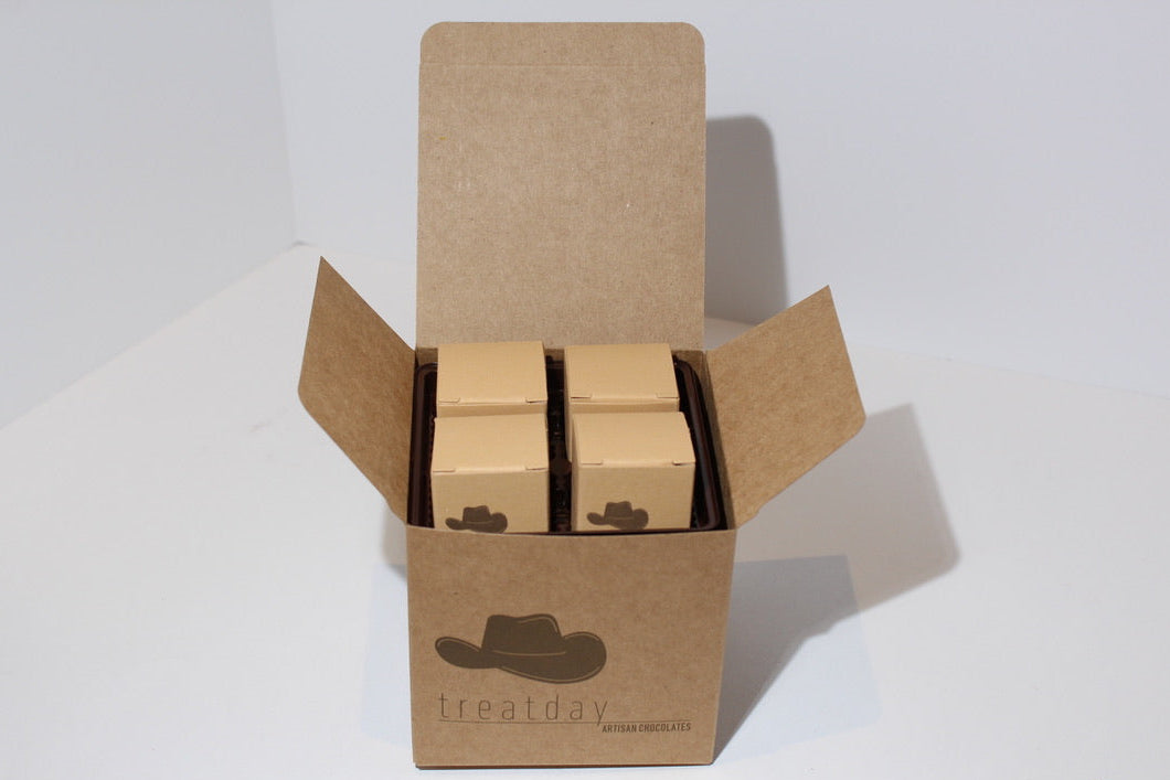 Artisan Chocolate Hats & Boots | 8 Pack of Mini Chocolate Hat & Boot Boxes