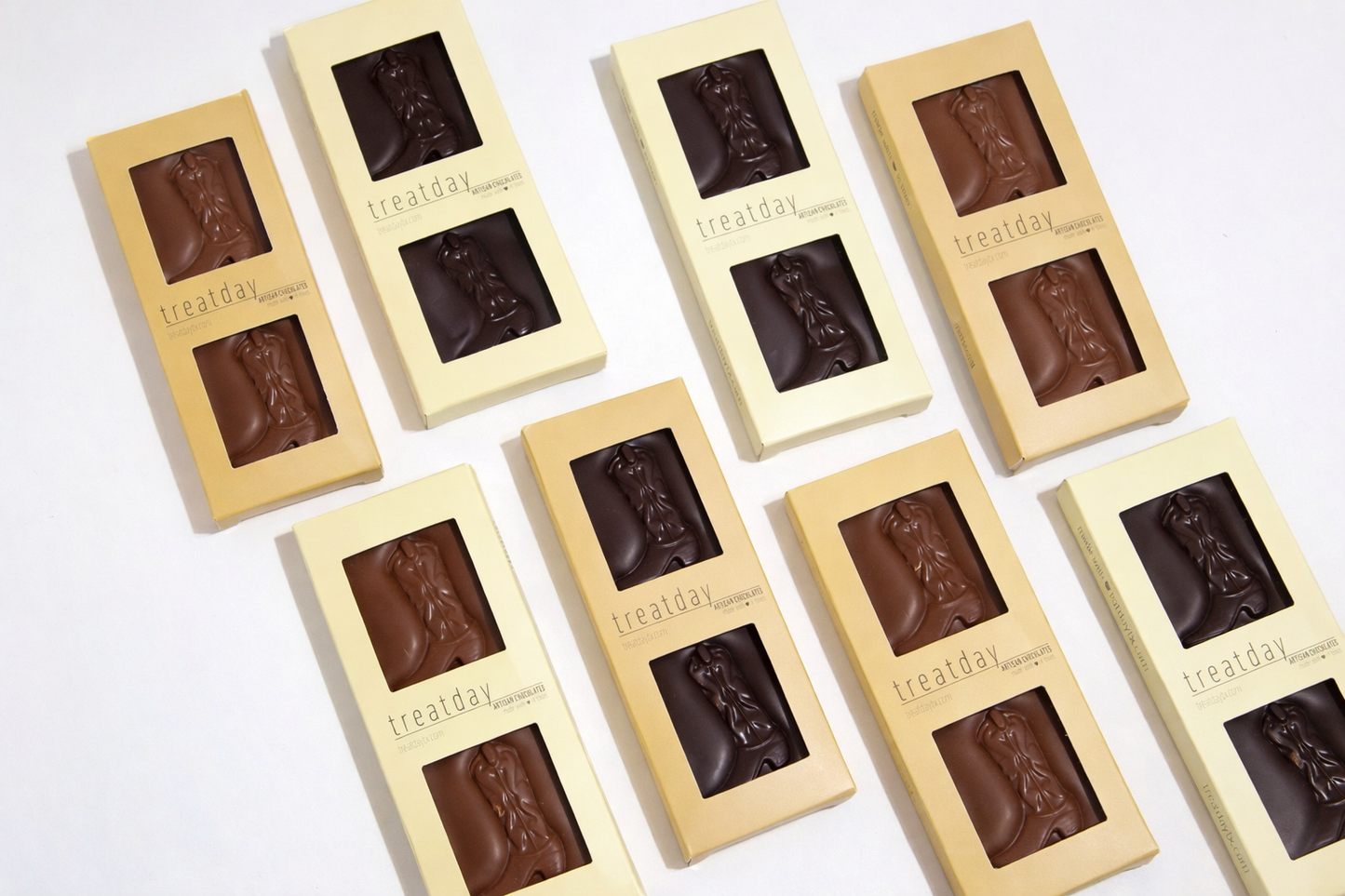 Artisan Chocolate Bar | Dark Chocolate Cowboy Boot Bar