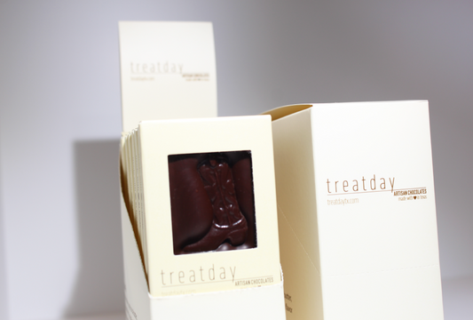 Artisan Chocolate Bar Case of 10 | Dark Chocolate Cowboy Boot Bar
