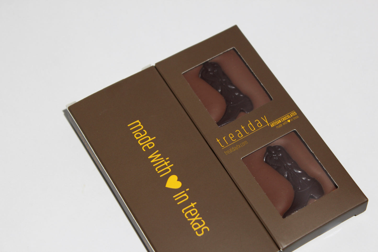 Artisan Chocolate Bar | Dark Chocolate Cowboy Boot Bar