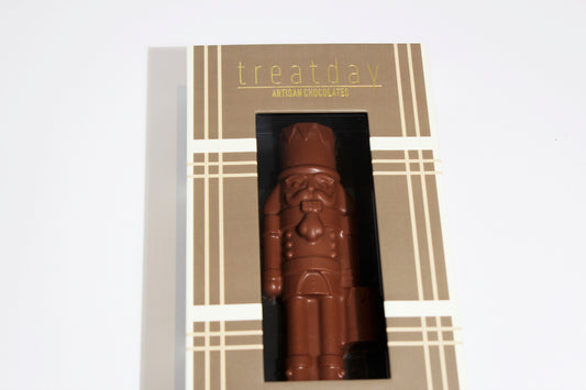 Artisan Chocolate Nutcracker | Dark or Milk Chocolate Peppermint